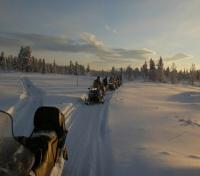 Snowmobile ride Snowmobile ride